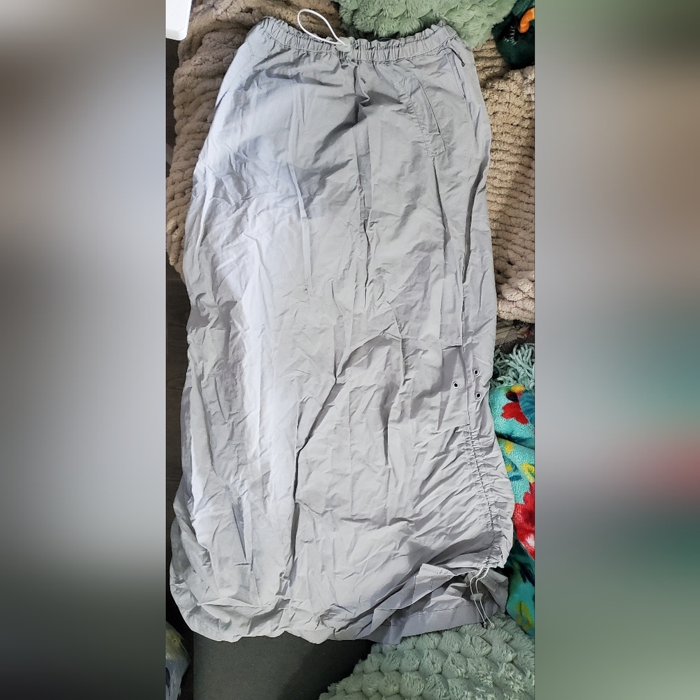 Express Light Gray Skirt